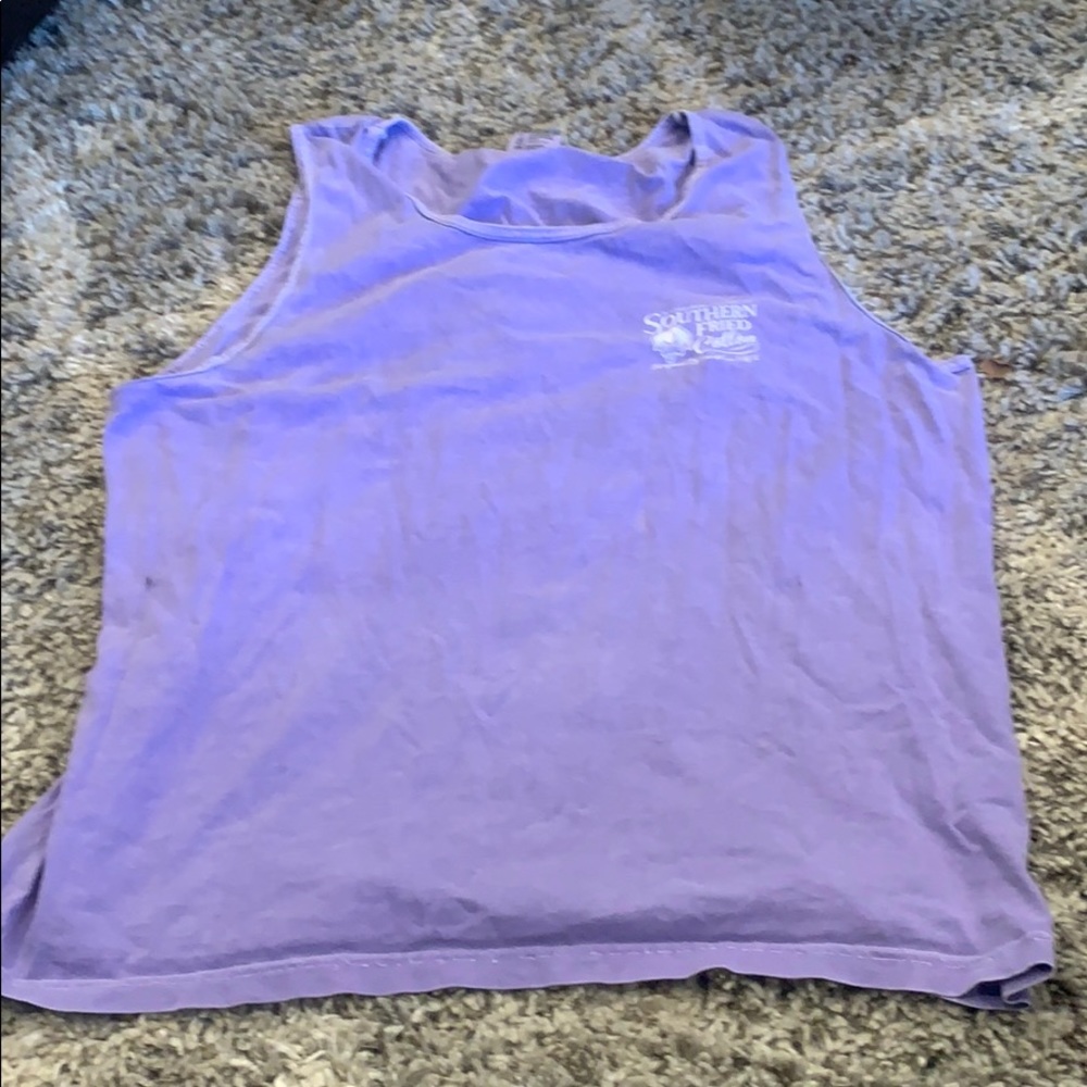 southern fried cotton comfort colors tank